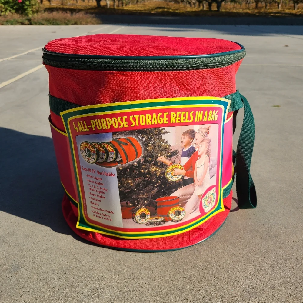 Christmas Light Storage Reels In a Bag